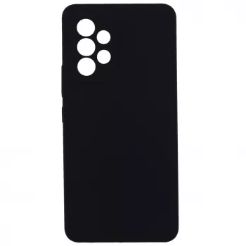 Evelatus Samsung Galaxy A32 custodia in silicone Premium Soft Touch nero