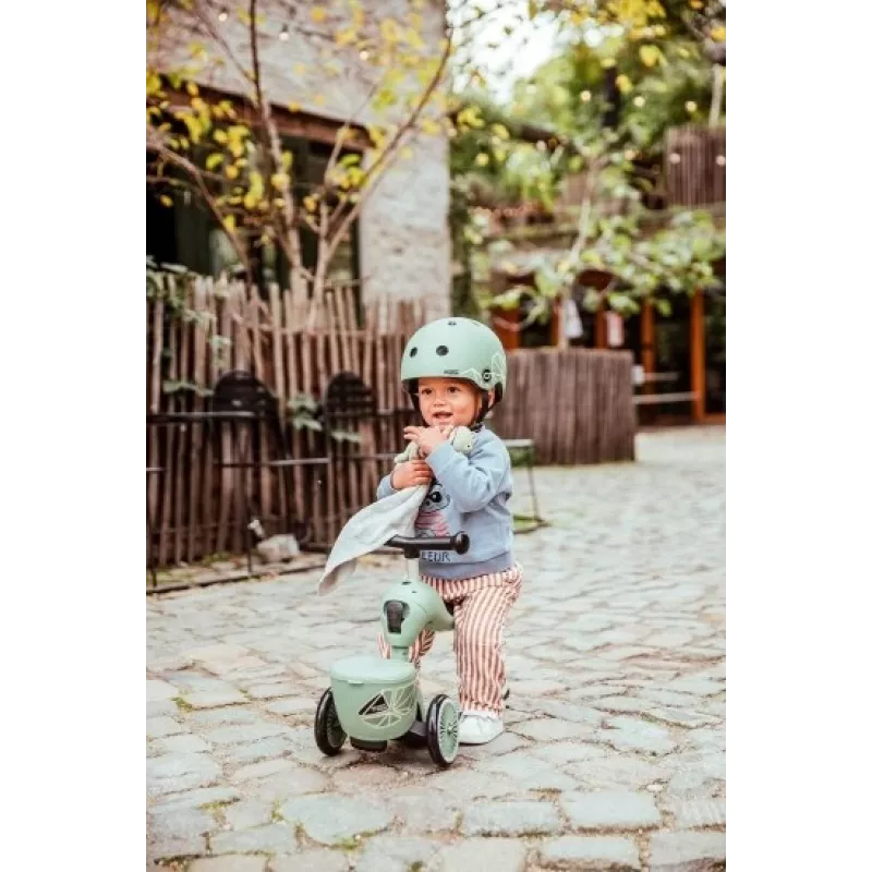 Scoot & Ride Highwaykick 1 Lifestyle monopattino e scooter 2-in-1, Green Lines