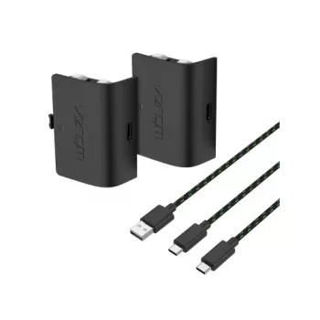 Venom confezione doppia batterie ricaricabili per controller PS5 DualSense - nero