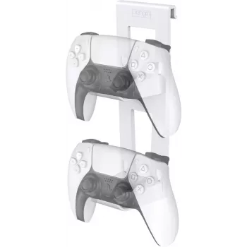 Venom supporto di conservazione per controller PS5 - supporto verticale per 2 controller DualSense, plastica ABS nera, organizer da scrivania