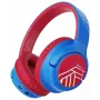 PowerLocus Bobo Kids cuffie wireless, LED, AUX, blu/rosso