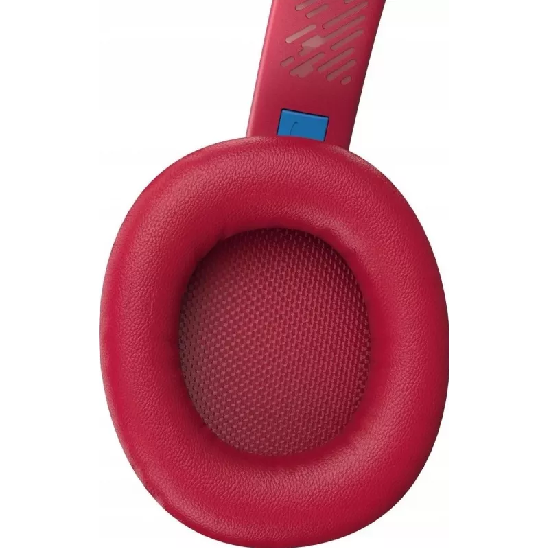 PowerLocus Bobo Kids cuffie wireless, LED, AUX, blu/rosso