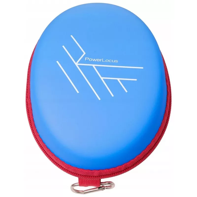PowerLocus Bobo Kids cuffie wireless, LED, AUX, blu/rosso