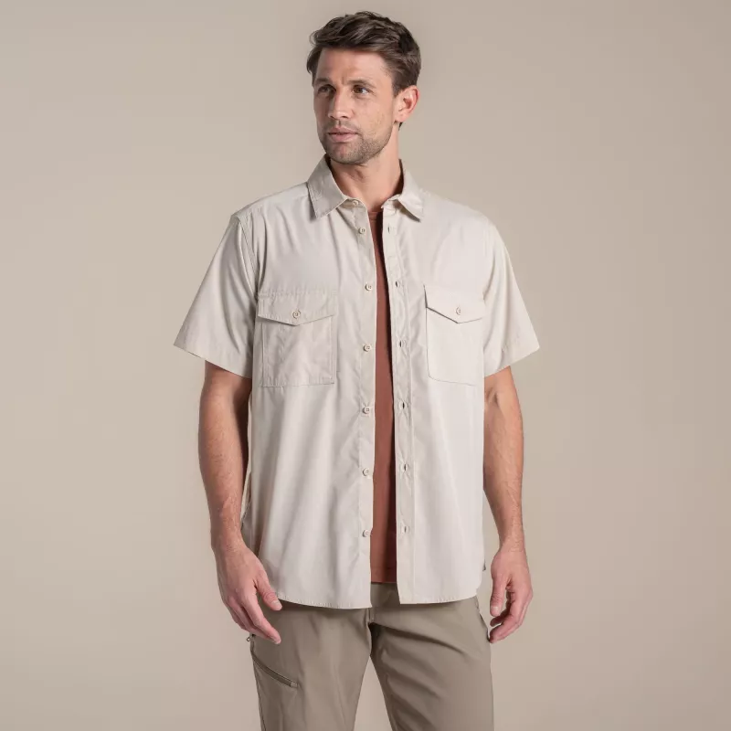 Craghoppers Kiwi II Camicia a maniche corte - Oatmeal - L