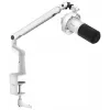 FIFINE T688W Microfono dinamico con braccio orientabile, USB/XLR, Bianco