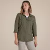 Craghoppers NosiLife Adventure LS Shirt III donna - Wild Olive - L