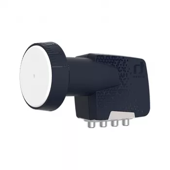 Inverto Quad Premium Convertitore LNB universale - 4 uscite, figura di rumore 0,2 dB, feedhorn 40 mm, Nero