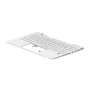 HP Top Cover con tastiera UK argento retroilluminata M23769-031