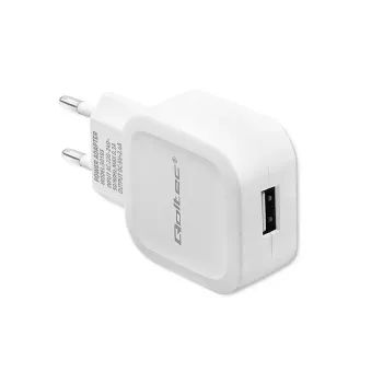 Qoltec caricabatterie da parete 12W 5V 2.4A 1x USB