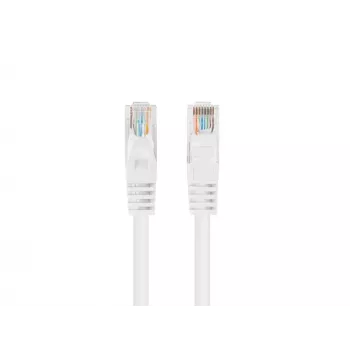 Lanberg PCU5-20CC-0100-W confezione da 10 cavi patch Cat.5e UTP, 1m, bianco, Fluke Passed