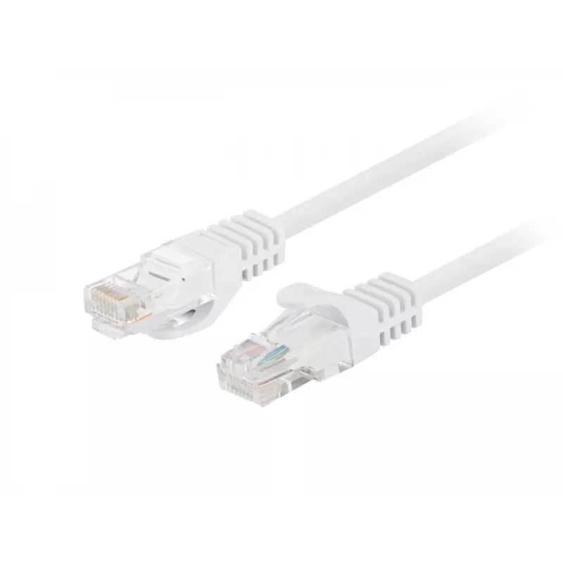 Lanberg PCU5-20CC-0100-W confezione da 10 cavi patch Cat.5e UTP, 1m, bianco, Fluke Passed