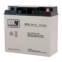 MPL POWER ELETTRICO MPL MW POWER MWS 18-12 batteria UPS al piombo-acido VRLA AGM senza manutenzione 12 V 18 Ah nero, grigio