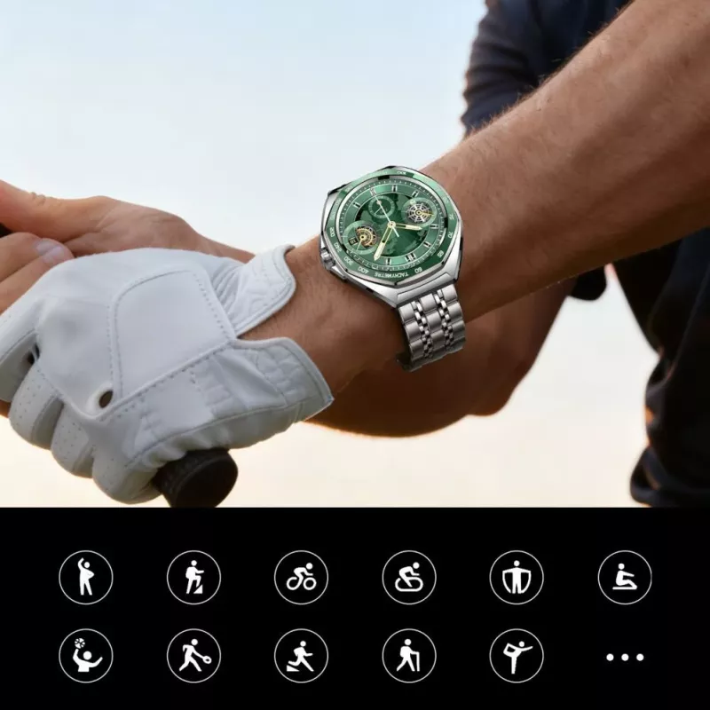 JOYROOM Venture Series JR-FV2 Pro smartwatch AMOLED 1,43 pollici 5 ATM con chiamate Bluetooth - argento