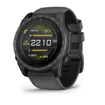 Garmin tactix 8 – 51 mm, AMOLED, rivestimento Cerakote, Applied Ballistics Ultralight Solver, grigio ardesia