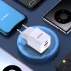 DUDAO A13Pro EU GaN 33W PPS caricabatterie da parete USB-C/USB - bianco
