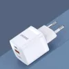 DUDAO A13Pro EU GaN 33W PPS caricabatterie da parete USB-C/USB - bianco