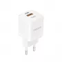 DUDAO A13Pro EU GaN 33W PPS caricabatterie da parete USB-C/USB - bianco