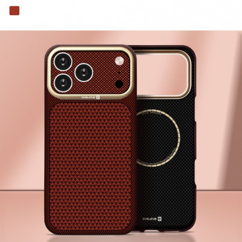 Evelatus Apple iPhone 18 Pro Carbon Premium Edition custodia MagSafe bordeaux