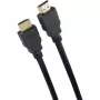 One For All Cavo HDMI Premium High Speed con Ethernet 1,5 m - certificato per 4K 60Hz HDR, 18Gbps, placcato oro, nero