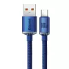 Baseus Cavo USB-A a USB-C Crystal Shine 100W 1,2m blu