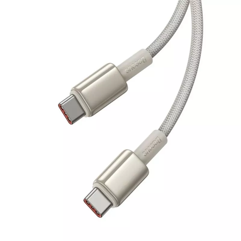 Baseus Cavo USB-C a USB-C Tungsten Gold 100W 1m oro