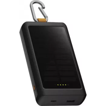 Xtorm Go2 power bank solare 20W 10.000mAh con torcia - nero
