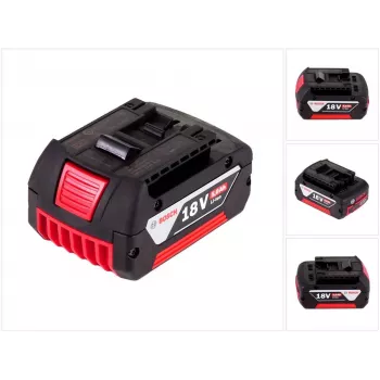 Bosch Professional batteria ricaricabile agli ioni di litio 18V 5,0 Ah, slide-in (nero/rosso)