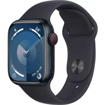 Apple Watch 9 GPS + Cellular 41mm, mezzanotte, Sport Band M/L (MRHT3ET/A)