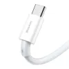 Cavo Baseus Superior Series da USB-A a USB-C, ricarica rapida 66W, 2m, bianco