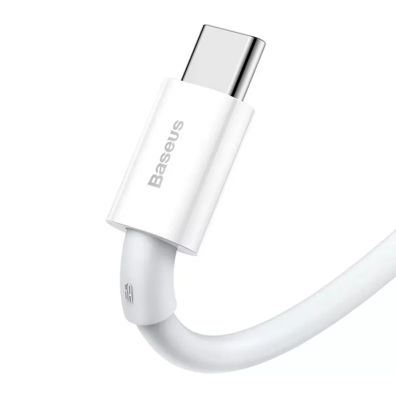 Cavo Baseus Superior Series da USB-A a USB-C, ricarica rapida 66W, 2m, bianco