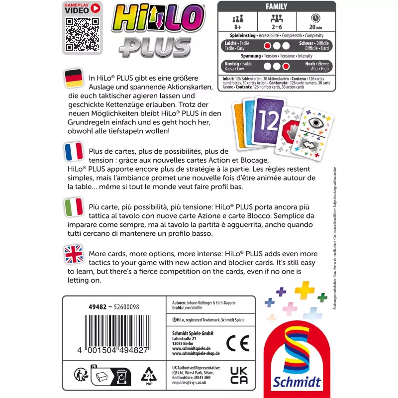 SCHMIDT SPIELE HILo PLUS trasmettitore e ricevitore audio Bluetooth 5.0 con aptX Low Latency, ottico e 3,5 mm, Dual Link, batteria 12 h