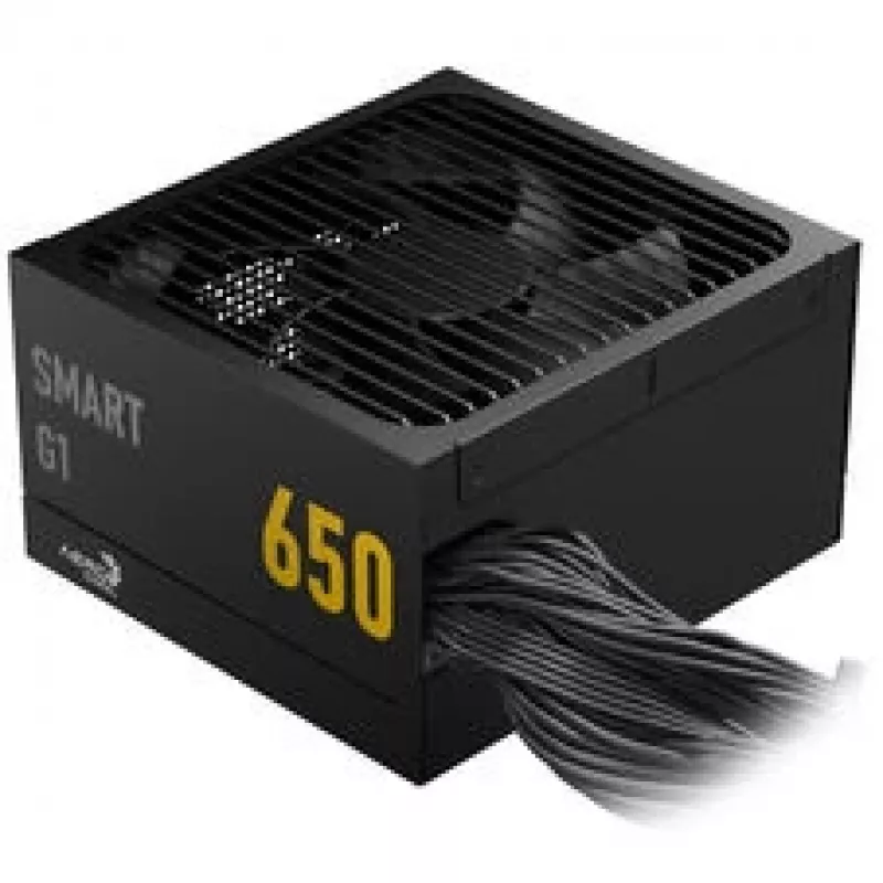 AeroCool Smart G1 alimentatore 80 PLUS Gold, PCIe 5.1, ATX 3.1 - 650 Watt, nero