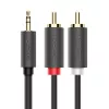 Ugreen cavo audio 2x RCA a 3,5 mm 1,5 m nero