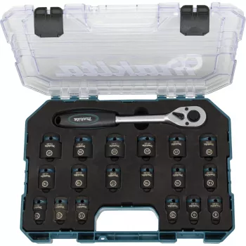 Makita E-30069 Impact Black set di bussole a percussione con cricchetto