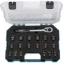 Makita E-30069 Impact Black set di bussole a impatto con cricchetto