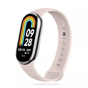 TECH-PROTECT ICONBAND cinturino sostitutivo in silicone per Xiaomi Smart Band 8 / 8 NFC, beige
