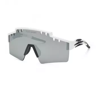 Philipp Plein Sport Occhiali da sole uomo SSP001-9905WW - Montatura nera, lenti grigie, 99mm