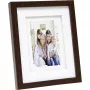 Deknudt S65KQ1 Cornice in legno 15x20 marrone doppio passe-partout