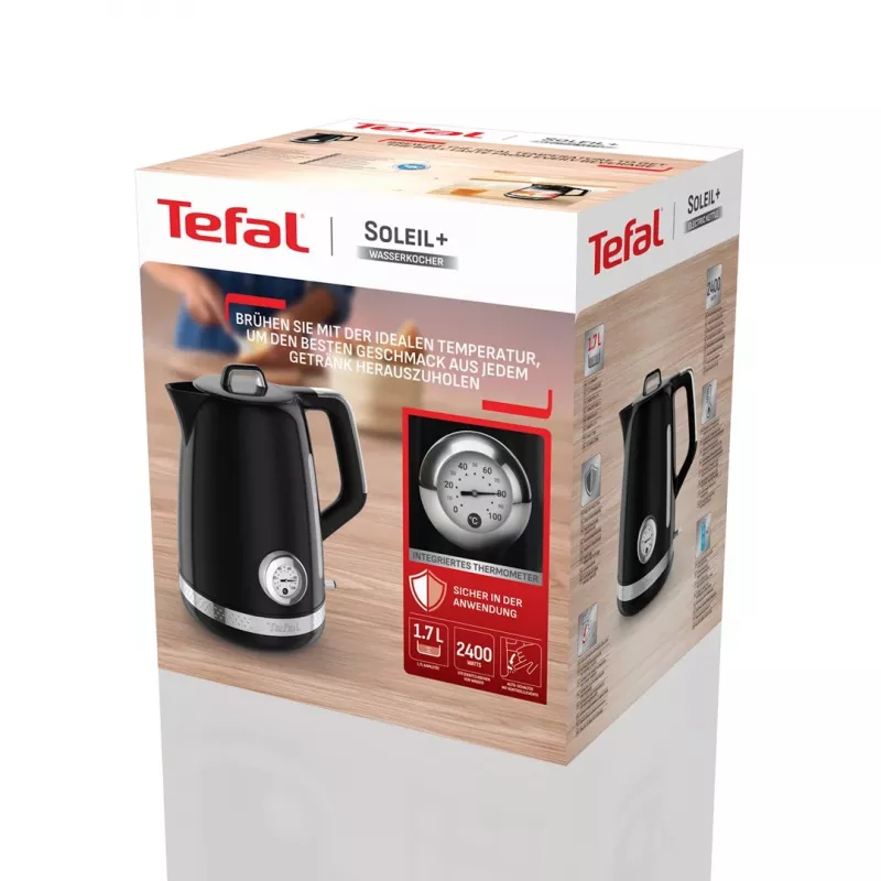 Tefal Soleil KO3558E0 Bollitore 1,7L 2400W nero