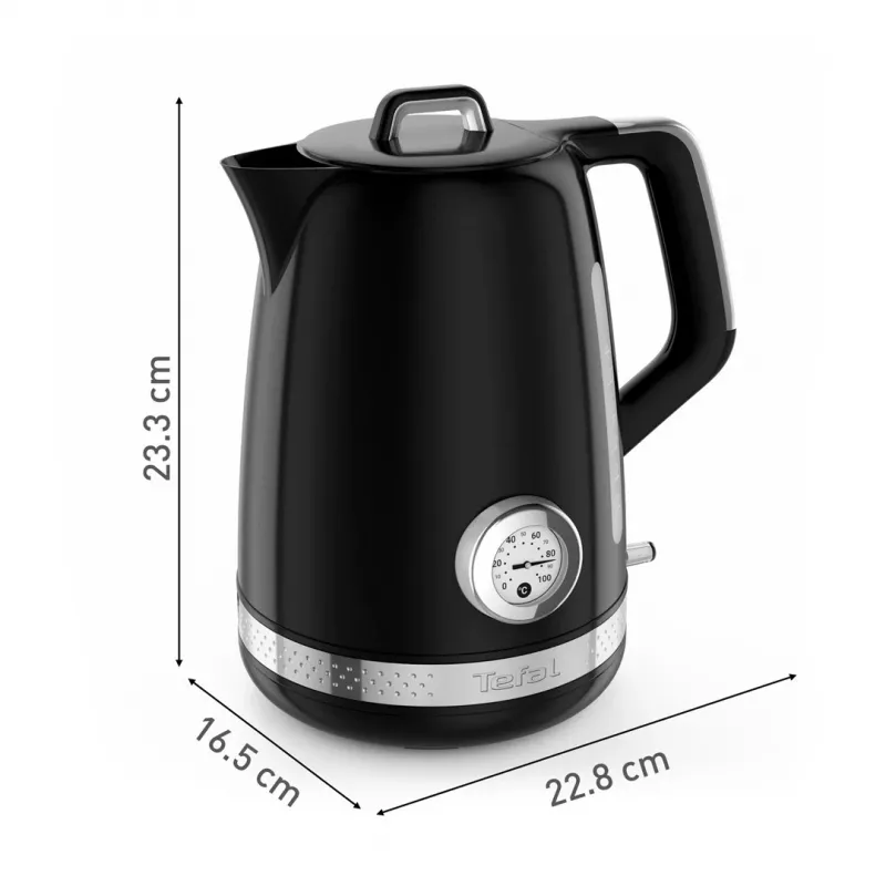 Tefal Soleil KO3558E0 Bollitore 1,7L 2400W nero
