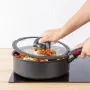 TEFAL Ingenio Coperchio da 16 cm in vetro temperato con pomello pieghevole L9846153