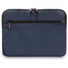 Custodia per laptop BMW in nylon 14 inch blu navy con logo in metallo e tasche per accessori