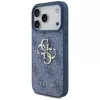Custodia rigida GUESS 4G Big Logo per Apple iPhone 17 Pro / 18 Pro - blu