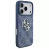 Custodia rigida GUESS 4G Big Logo per Apple iPhone 17 Pro / 18 Pro - blu