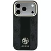 Guess 4G Stripe Round and Classic Logos custodia MagSafe per Apple iPhone 18 Pro / 17 Pro - nero