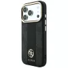 Guess 4G Stripe Round and Classic Logos custodia MagSafe per iPhone 18 Pro Max / 17 Pro Max - nero