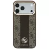 Custodia MagSafe Guess 4G Stripe Round and Classic Logos per iPhone 18 Pro / 17 Pro - Marrone