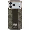 Custodia MagSafe Guess 4G Stripe Round & Classic Logos per iPhone 18 Pro Max / 17 Pro Max - marrone