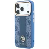 Custodia MagSafe Guess 4G Stripe Round Classic Logos per iPhone 18 Pro Max / 17 Pro Max - blu