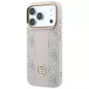 Custodia MagSafe Guess 4G Stripe Round & Classic Logos per iPhone 18 Pro / 17 Pro - rosa